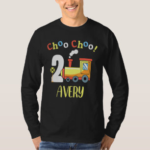 Avery Choo Zwei Zug 2. Geburtstag Dreht 2 T-Shirt