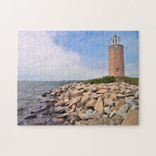 Avery Point Lighthouse, Connecticut Jigsaw Puzzle