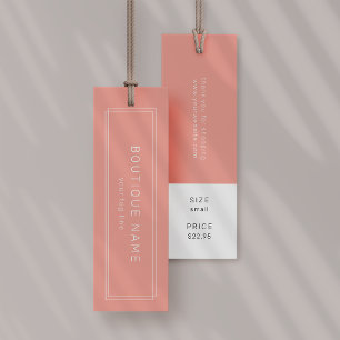 AVERY Rosafarbenes Hang-Tag Etikett Preisschild