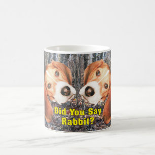 Avez-vous dit le lapin ? Tasse de région boisée 
