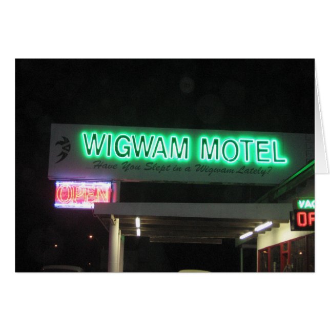 Avez-vous dormi dans une Wigwam dernièrement ? (Devant Horizontal)