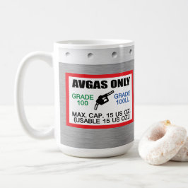 AVGAS / 100LL fuel only Kaffeetasse
