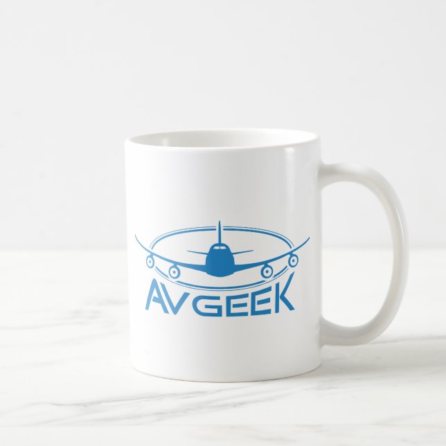 AvGeek Kleid Kaffeetasse (Rechts)