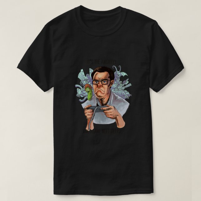 AVGN Angry Videogame Nerd Classic T-Shirt (Design vorne)