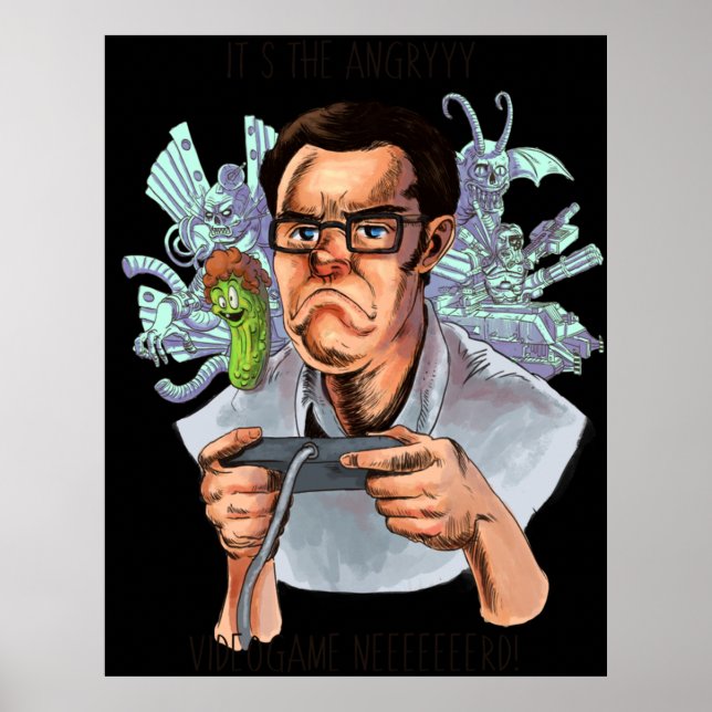AVGN Angry Videogame Nerd Poster (Vorne)