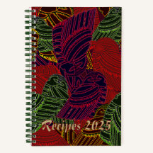AVIAN ART DECO Rezept Notebook