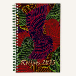 AVIAN ART DECO Rezept Notebook Notizbuch