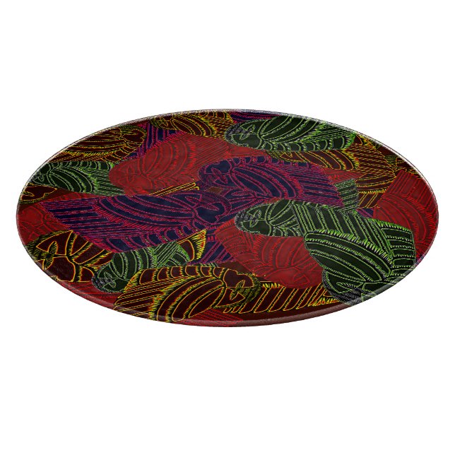 AVIAN ART DECO-Schneidbrett Schneidebrett (Ecke)