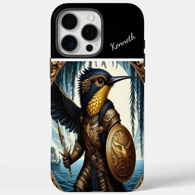 Avian Knight's Vigil iPhone 16 Pro Max Hülle (Rückseite)