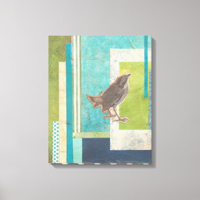 Avian Scrapbook II Leinwanddruck (Vorderseite)