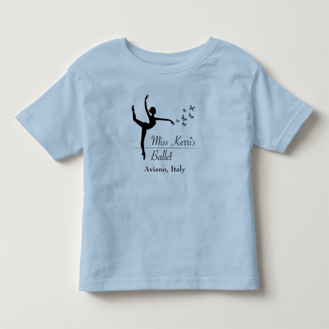 Aviano-Ballett-Programm-Kleinkind-T - Shirt (Vorderseite)