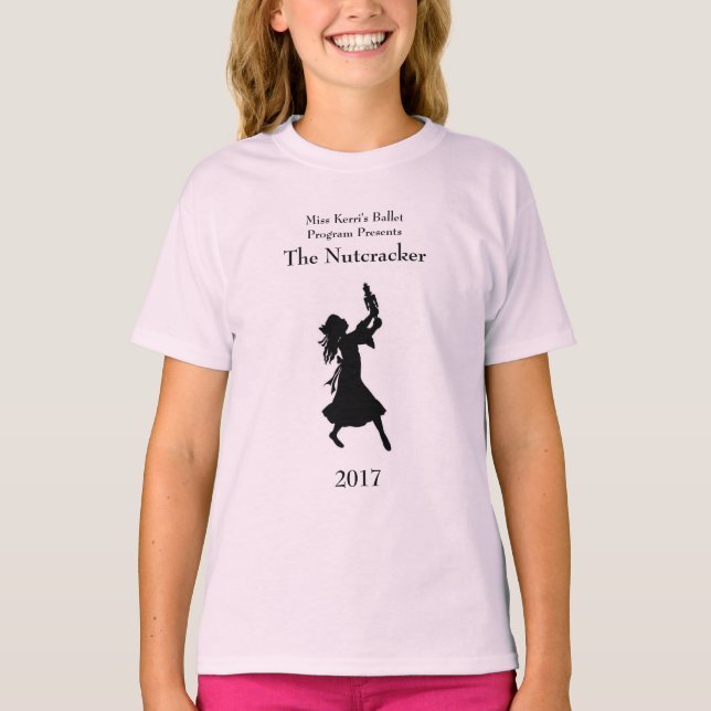 Aviano-Ballett-Programm-Mädchen-Nussknacker-T - T-Shirt (Vorderseite)