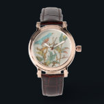Aviäre Collage I Armbanduhr<br><div class="desc">Tiere</div>