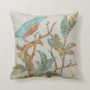 Aviary-Collage I Kissen