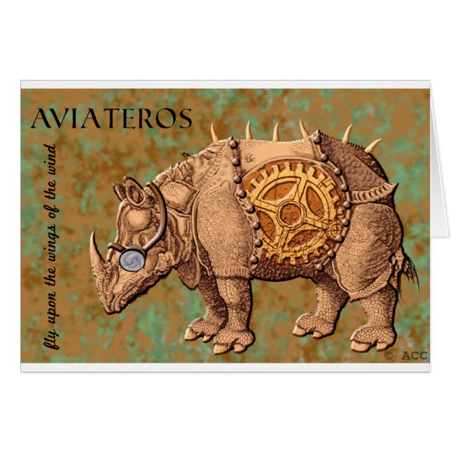 Aviateros (Aviator Rhinoceros) (Vorderseite (Horizontal))