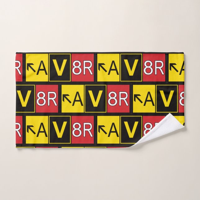 Aviateur - AV8R (Serviette à main)