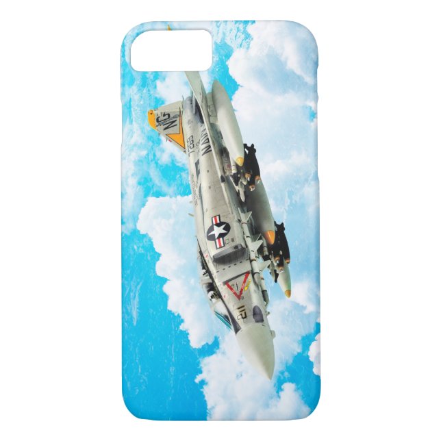 Aviation Art Device Cass  "F- 4 Phantom II" Case-Mate iPhone Hülle (Rückseite)