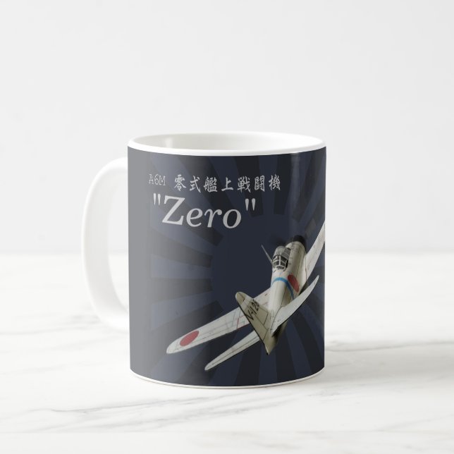 Aviation Art Mug "A6M "Zero" " Kaffeetasse (Vorderseite Links)