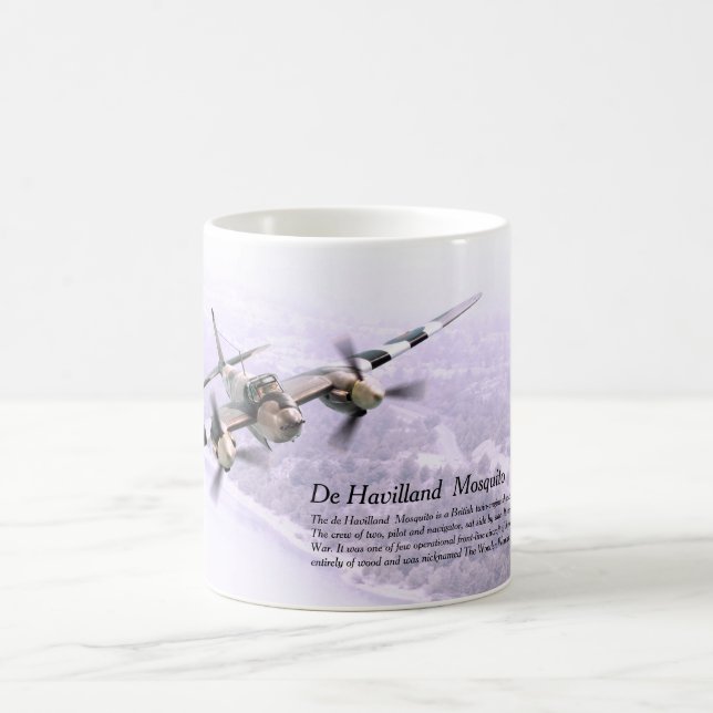 Aviation Art Mug "De Havilland Mosquito" (Centre)