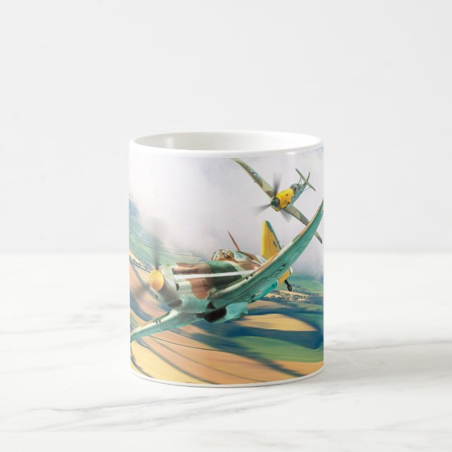 Aviation Art mug "Dewoitine D.520" (Centre)