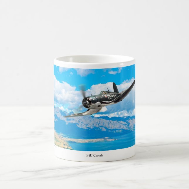 Aviation Art mug "F4U Corsair" Kaffeetasse (Mittel)