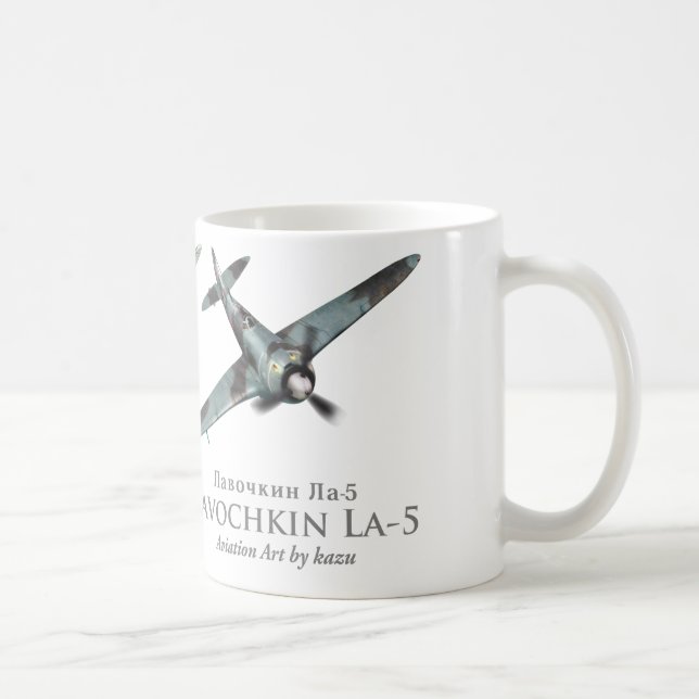 Aviation Art Mug "FW-190A & La-5FN" Kaffeetasse (Rechts)