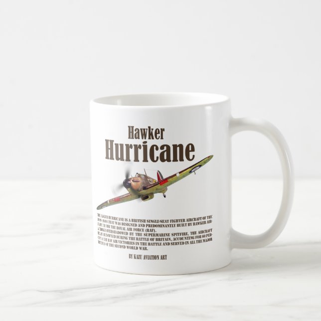 Aviation Art mug "Hawker Hurricane" (Droite)