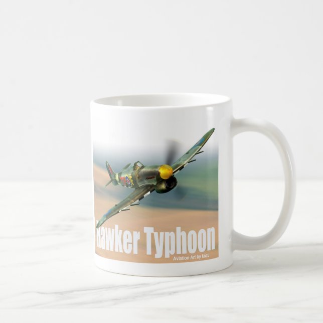 Aviation Art Mug “Hawker Typhoon" (Droite)