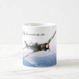 Aviation Art Mug "Kawasaki Ki-100 五式戦闘機" Kaffeetasse