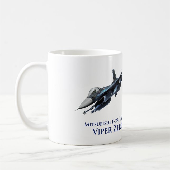 Aviation Art Mug "Mitsubishi F-2 & Northrop F-5E " Kaffeetasse (Links)