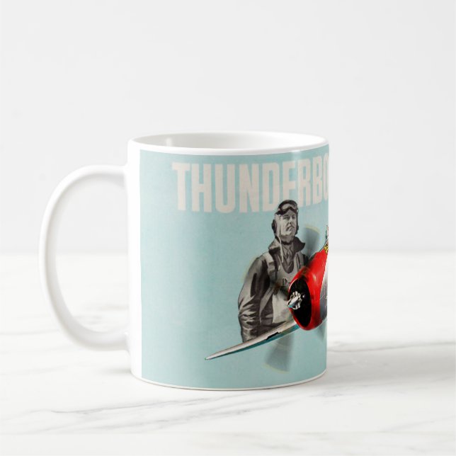 Aviation Art mug "Republic P-47 Thunderbolt" Kaffeetasse (Links)