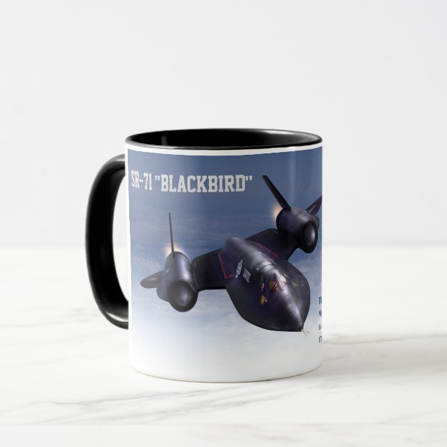 Aviation Art Mug "SR-71 Blackbird" (Devant gauche)