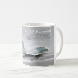 Aviation Art Mug "Su-27 Flanker" Kaffeetasse