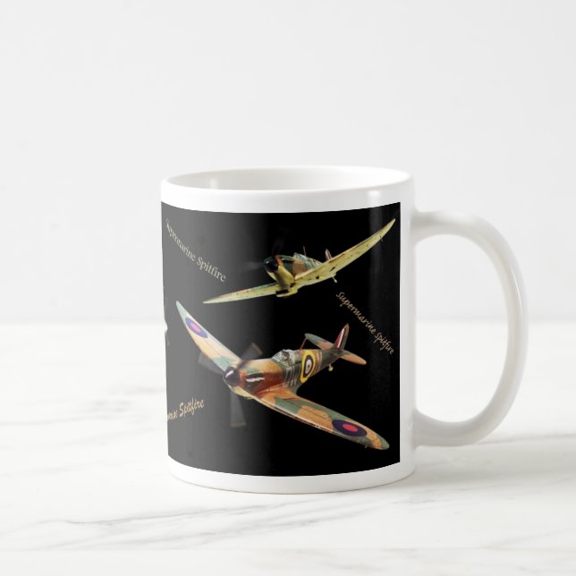 Aviation Art Mug "Supermarine Spitfire" (Droite)