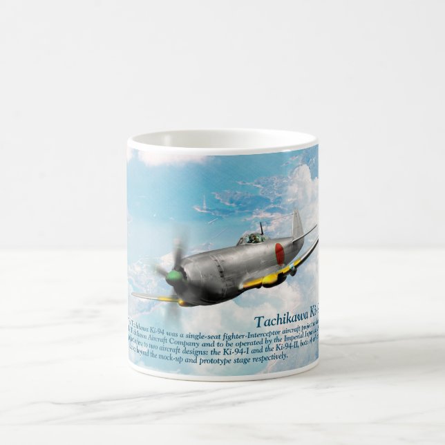 Aviation Art Mug " Tachikawa Ki-94 II " Kaffeetasse (Mittel)
