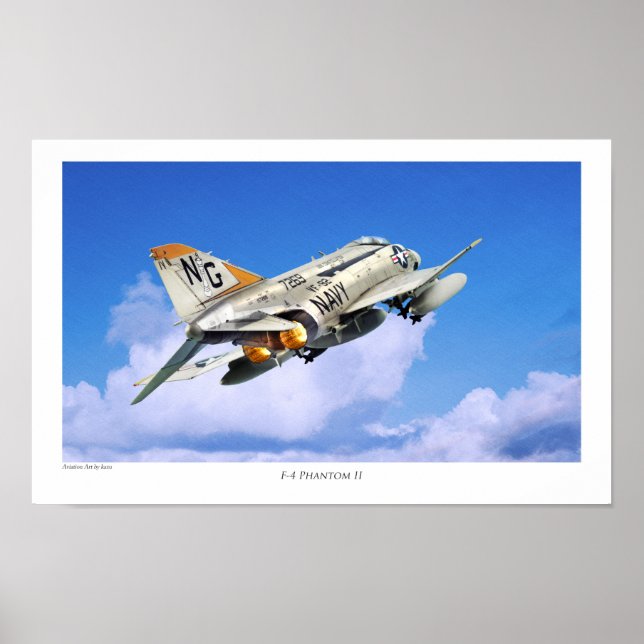 Aviation Art Poster "F-4 Phantom II" (Devant)