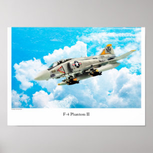 Aviation Art Poster "F-4 Phantom II"