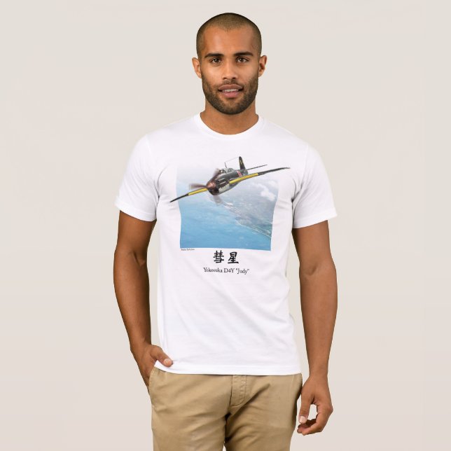 Aviation Art T-shirt “Yokosuka D4Y  Judy" (Vorne ganz)