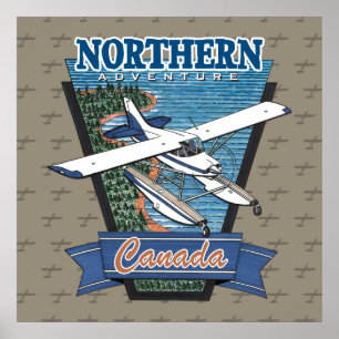 Aviation Canada Northern Adventure Poster
