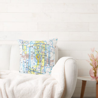 Aviation Chart Kissen