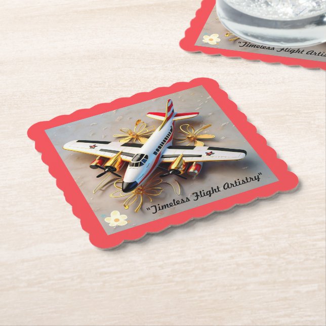 "Aviation Design Art" Untersetzer (angewinkelt)