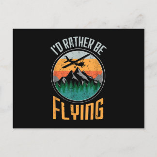 Aviation Quotes Aviation Decor Plane Remote Contro Ankündigungspostkarte