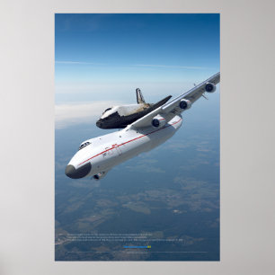 Aviation Soviétique : Affiche An-225 et Bourane