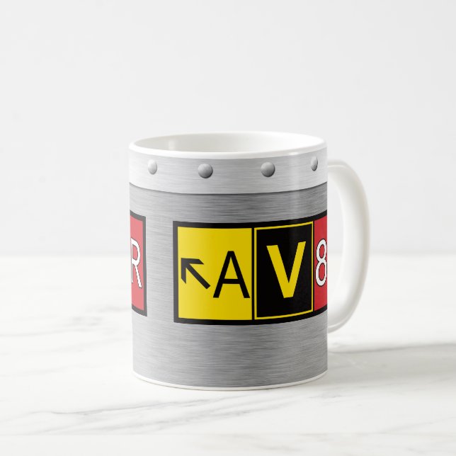 Aviator - AV8R - Kaffeetasse (VorderseiteRechts)