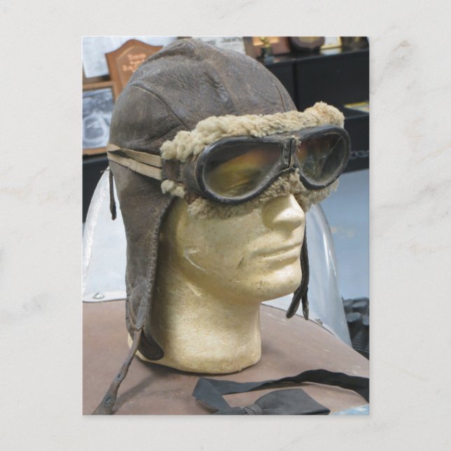 Aviator Cap Postkarte (Vorderseite)
