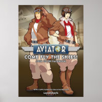Aviator für das Facebook-Game-Poster