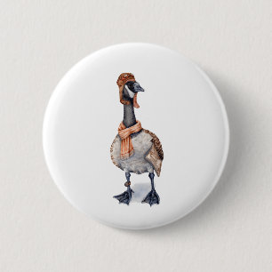 Aviator Goose Button