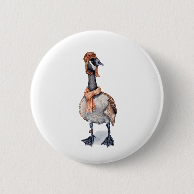 Aviator Goose Button (Vorderseite)