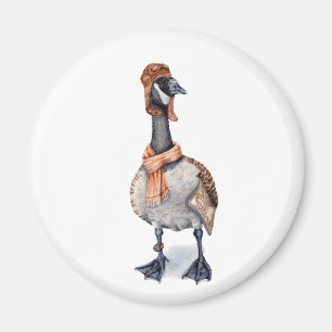 Aviator Goose Magnet