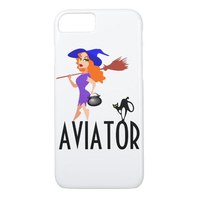 Aviator komisch anpassbar Case-Mate iPhone hülle (Rückseite)